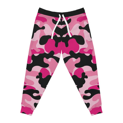 Stylish Pink Camo Joggers