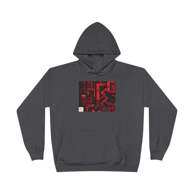 Bold Puzzle Pattern Hoodie