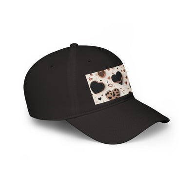 Cheetah Print Hearts Hat