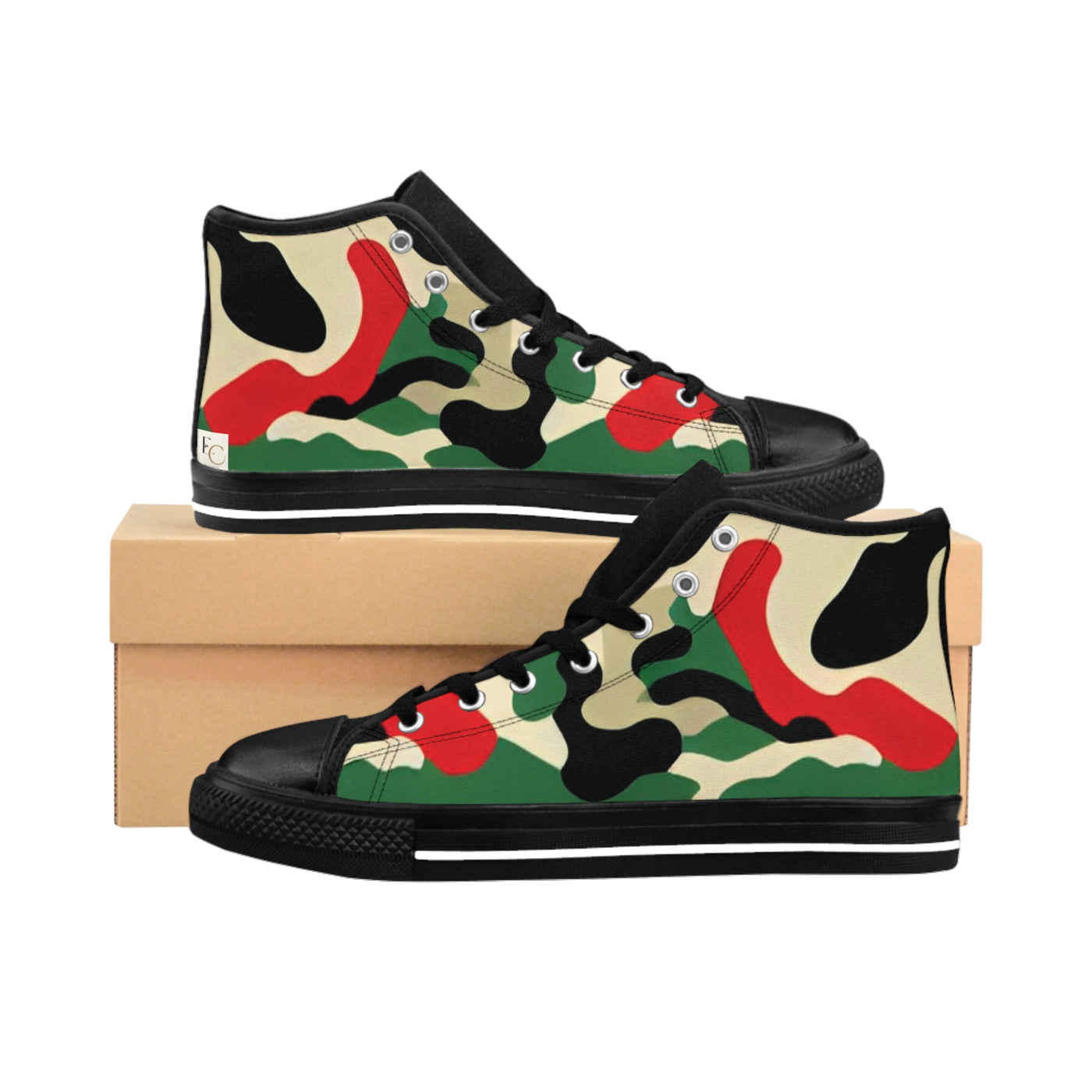 Unique Camo Pattern Shoes
