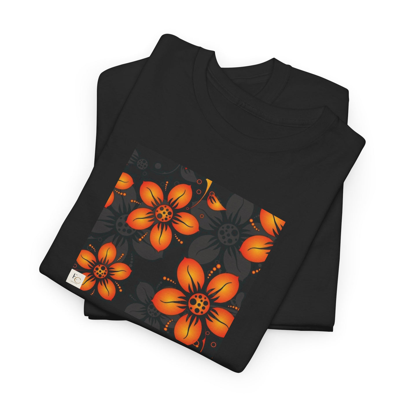 Orange Floral T-shirt