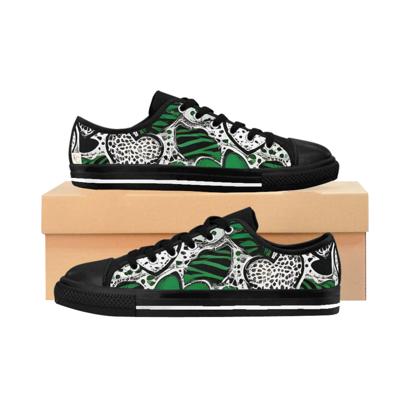 Trendy Heart Pattern Shoes