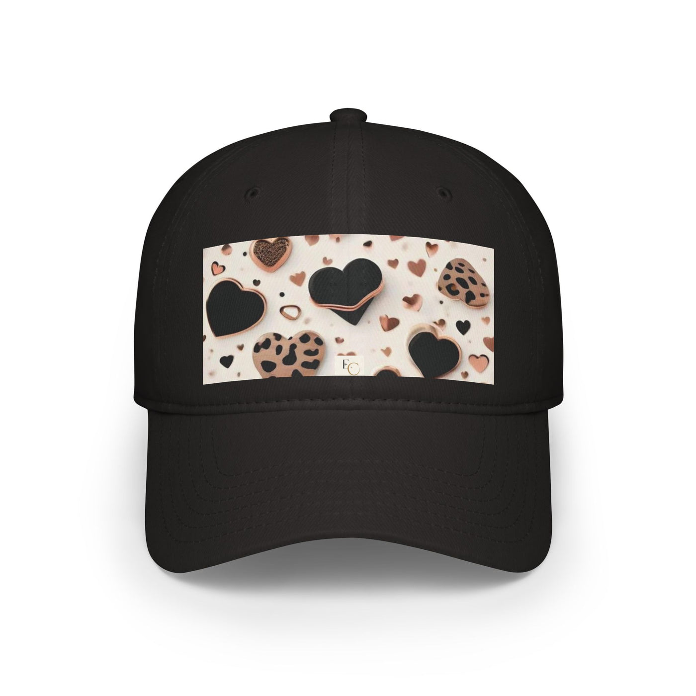 Cheetah Print Hearts Hat
