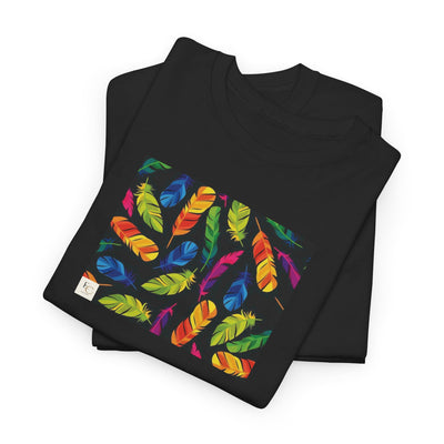 Vibrant Feather T-shirt