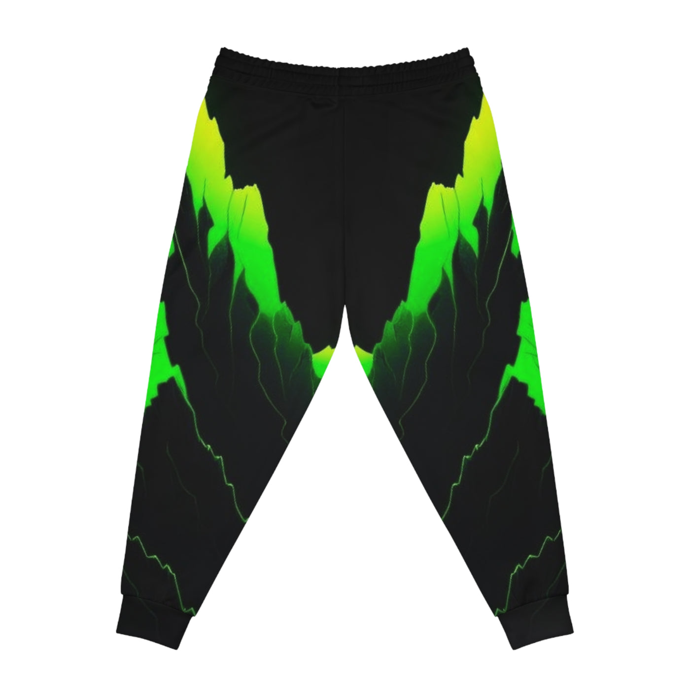 Edgy Neon Mountain Joggers
