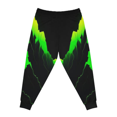 Edgy Neon Mountain Joggers