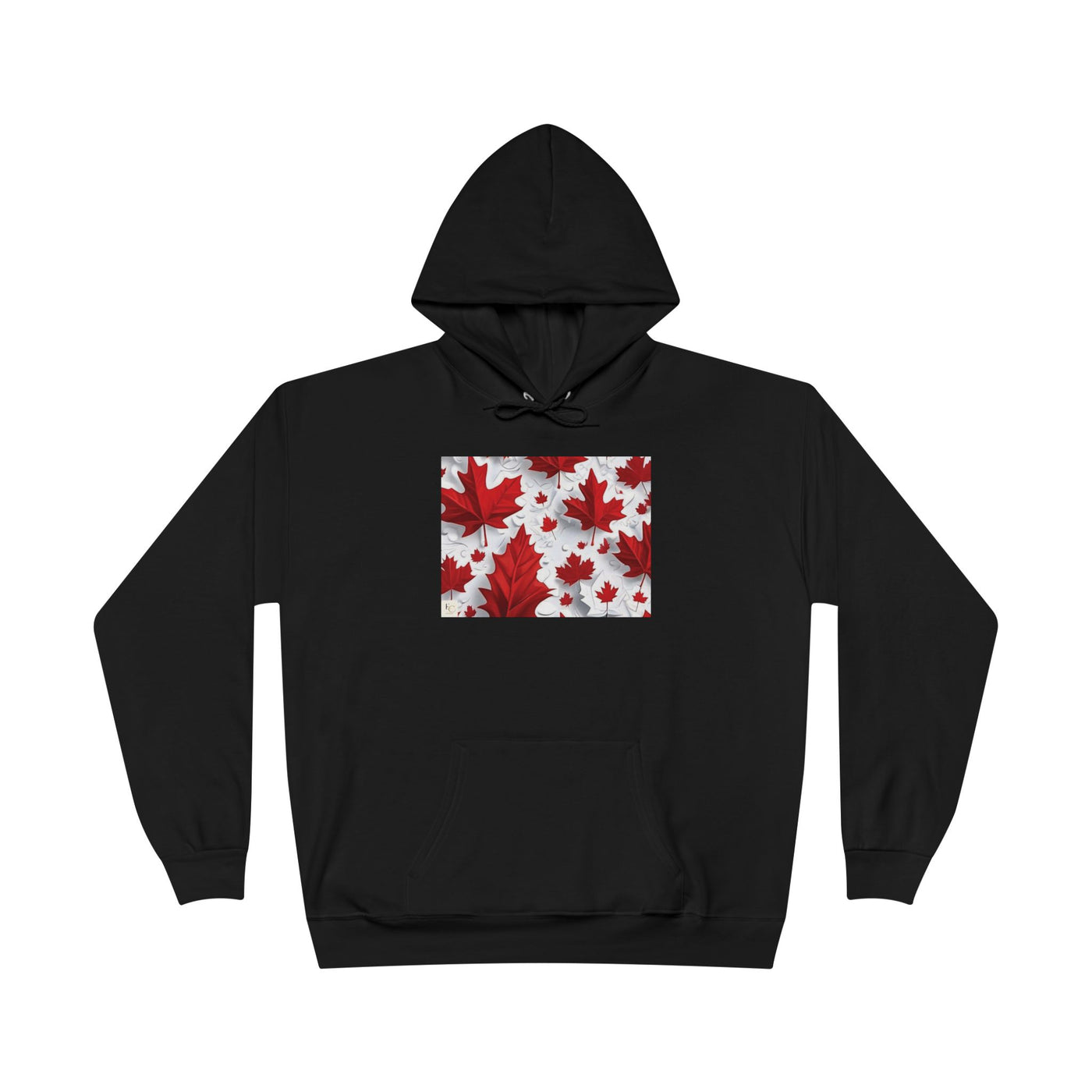 Stylish Red Maple Leaf Hoodie