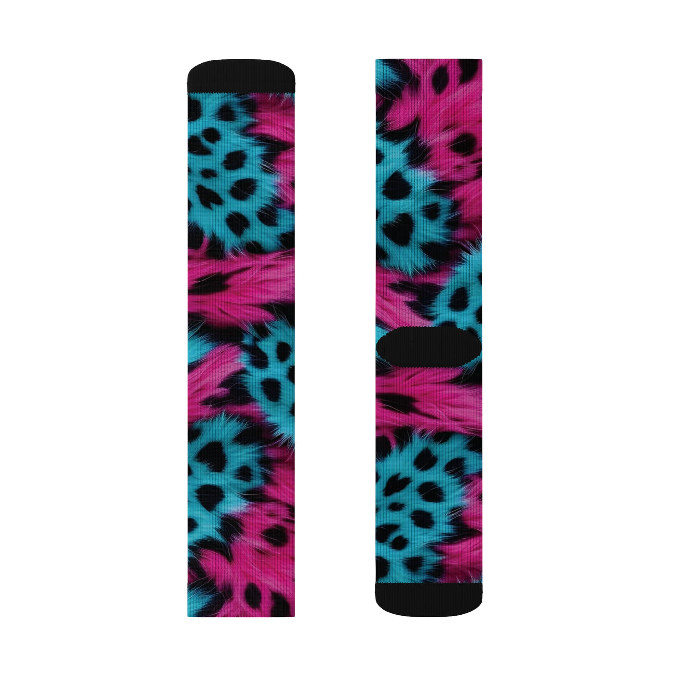 Colorful Cheetah Print Socks