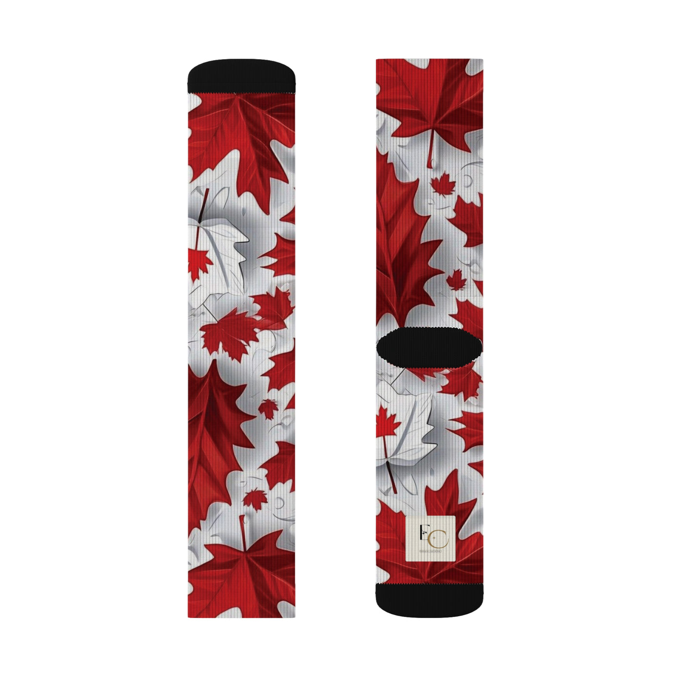 Stylish Red Maple Leaf Socks