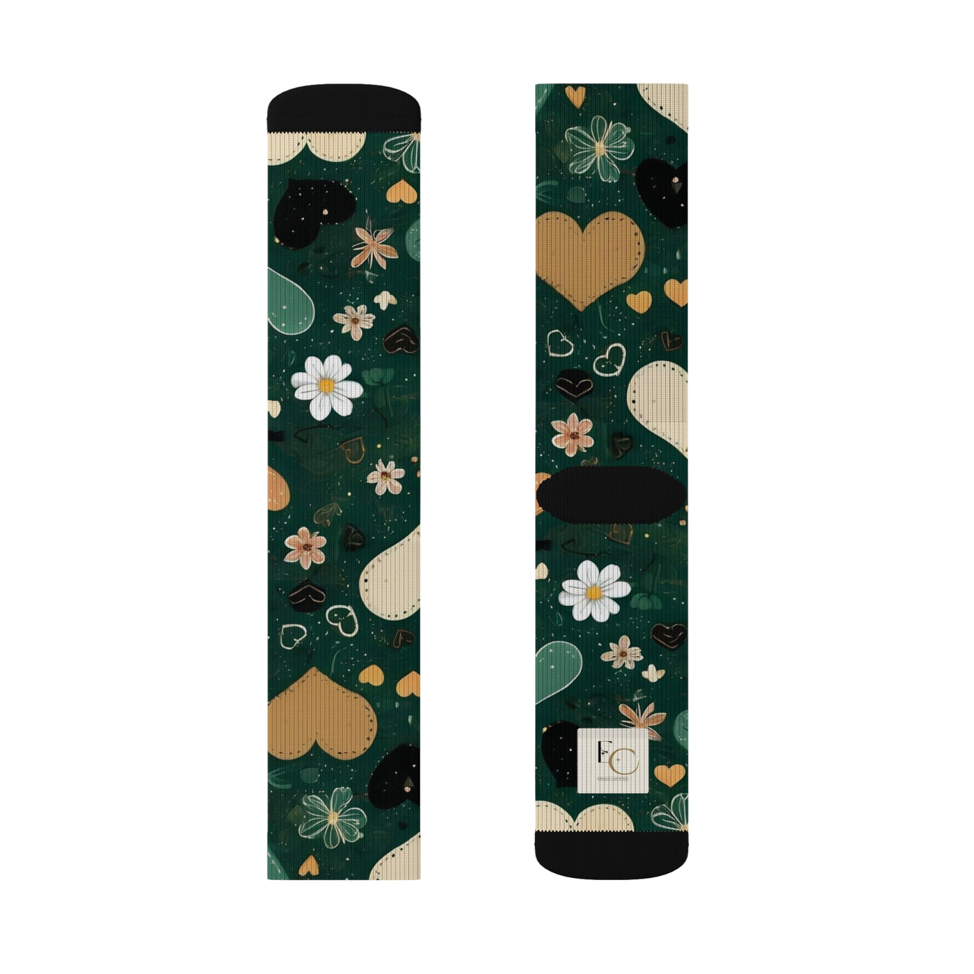 Charming Heart Design Socks