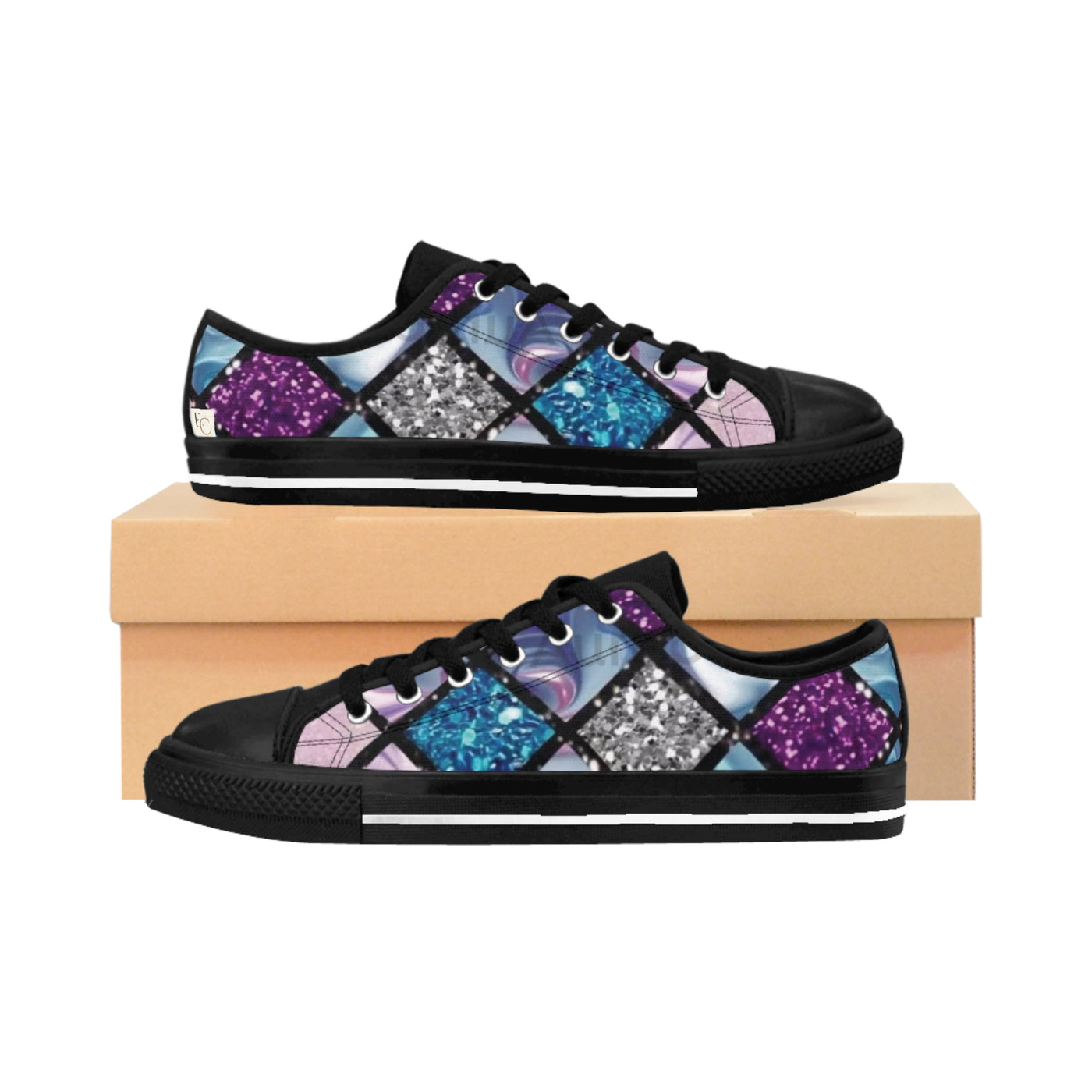 Unique Diamond Pattern Shoes