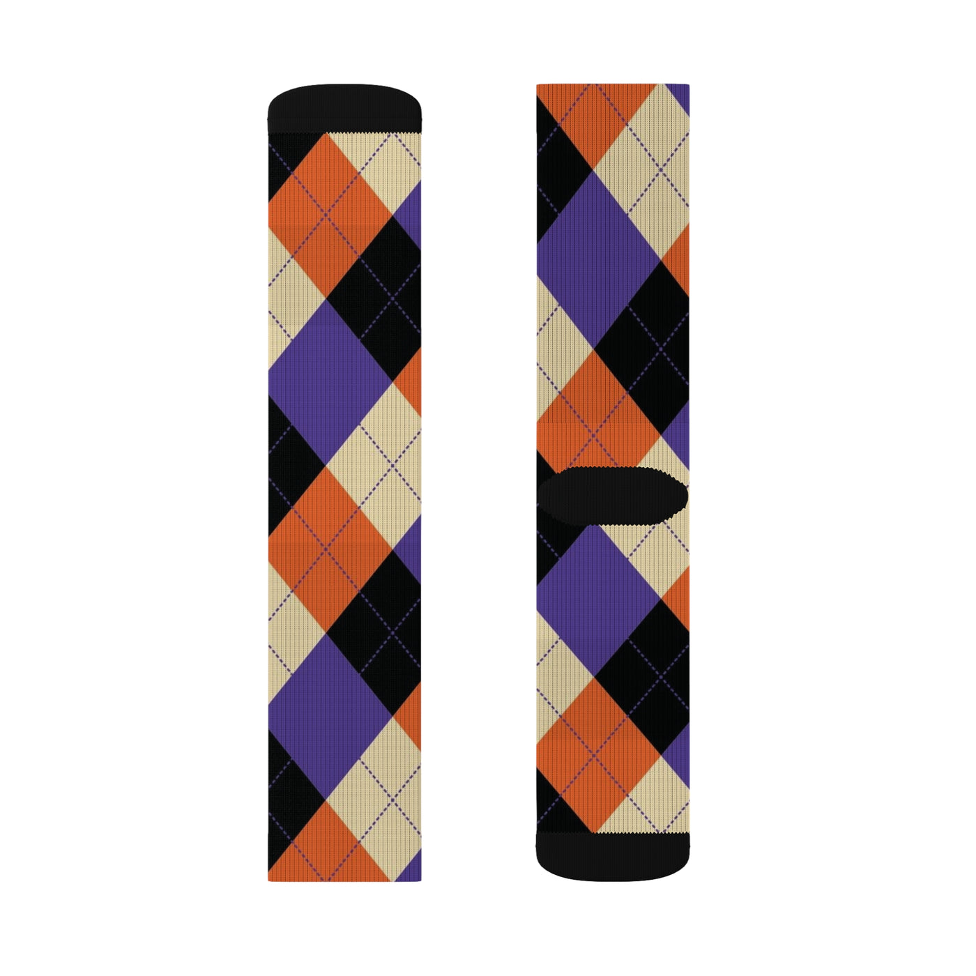 Halloween Plaid Socks