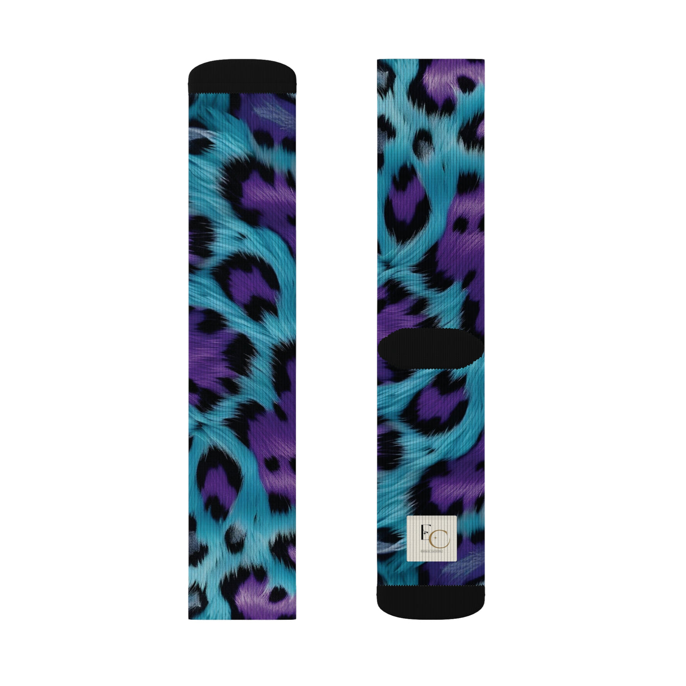 Colorful Cheetah Print Socks