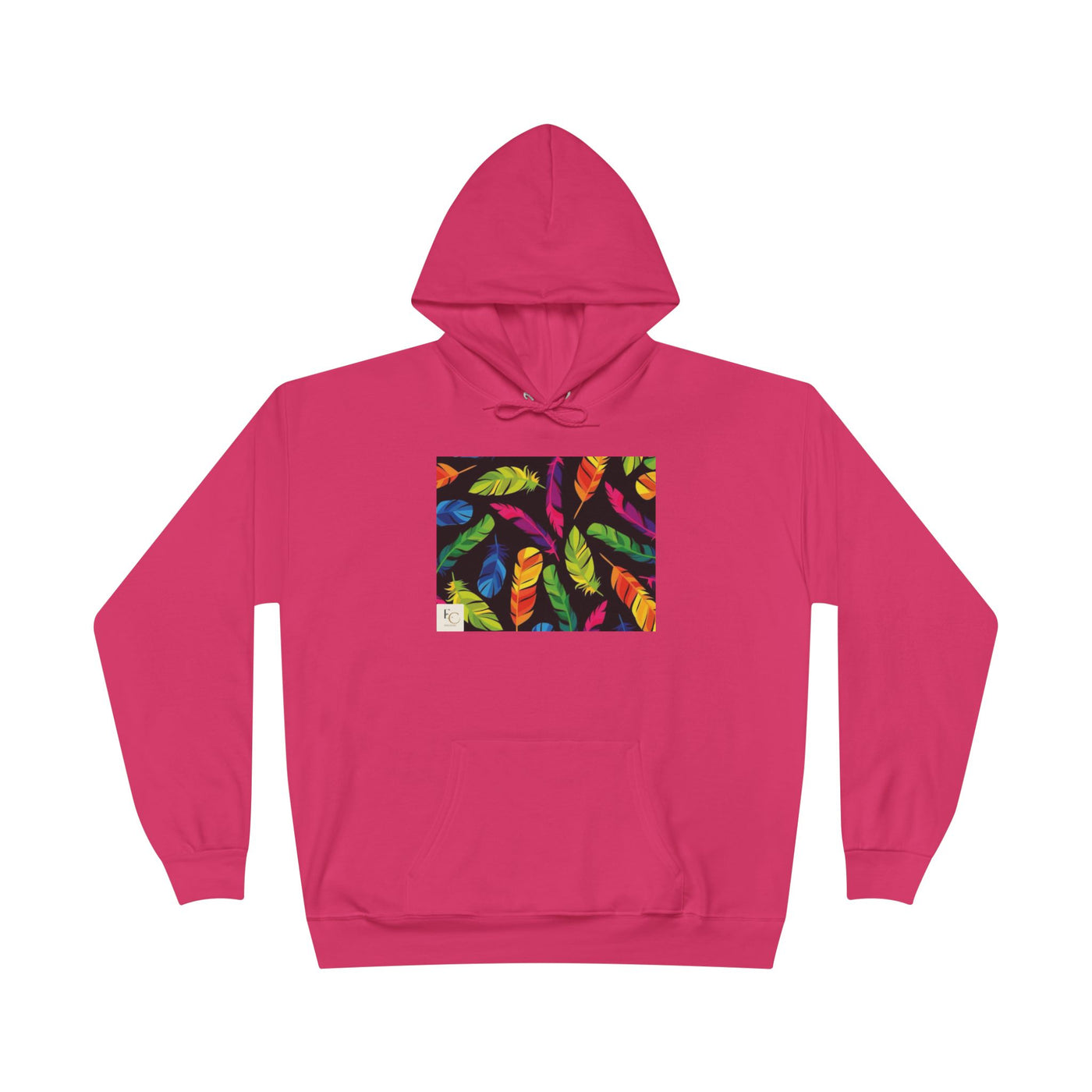 Colorful Feather Hoodie