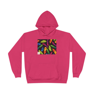 Colorful Feather Hoodie