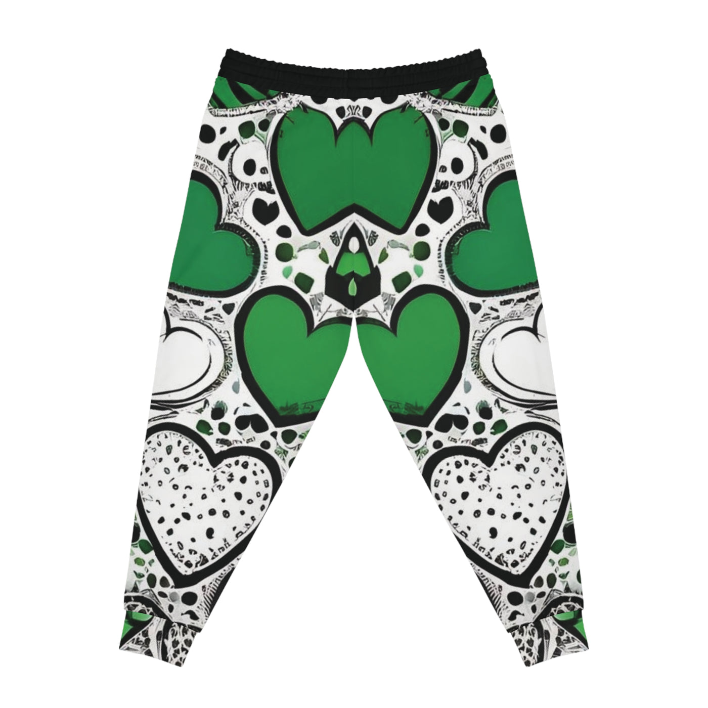 Trendy Heart Pattern Joggers