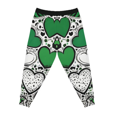 Trendy Heart Pattern Joggers