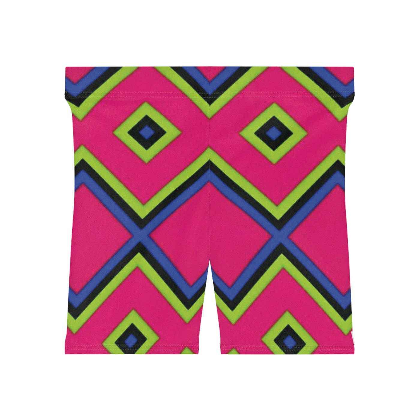 Colorful Diamond Pattern Shorts