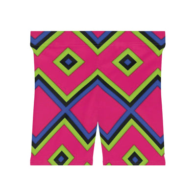 Colorful Diamond Pattern Shorts