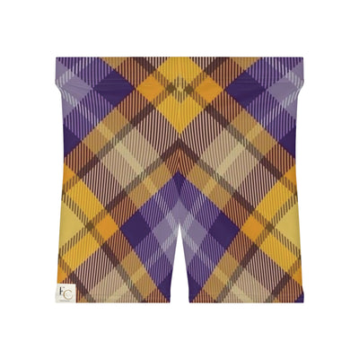 Plaid Purple Shorts
