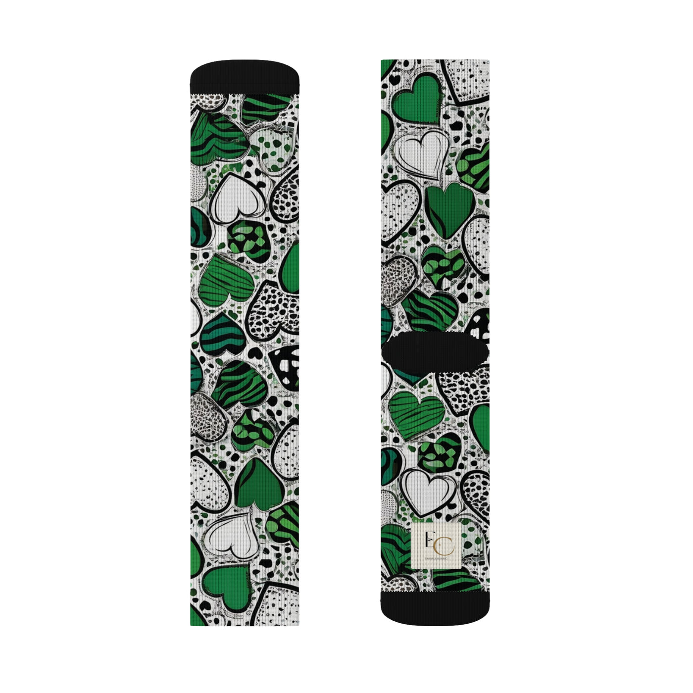 Trendy Heart Pattern Socks