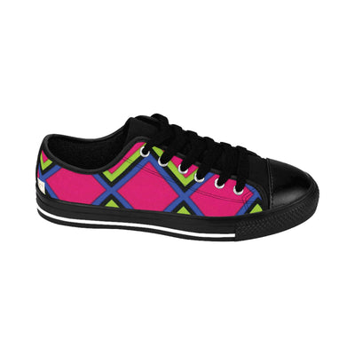 Colorful Diamond Pattern Shoes