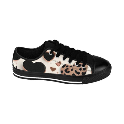 Heart Cheetah Pattern Shoes