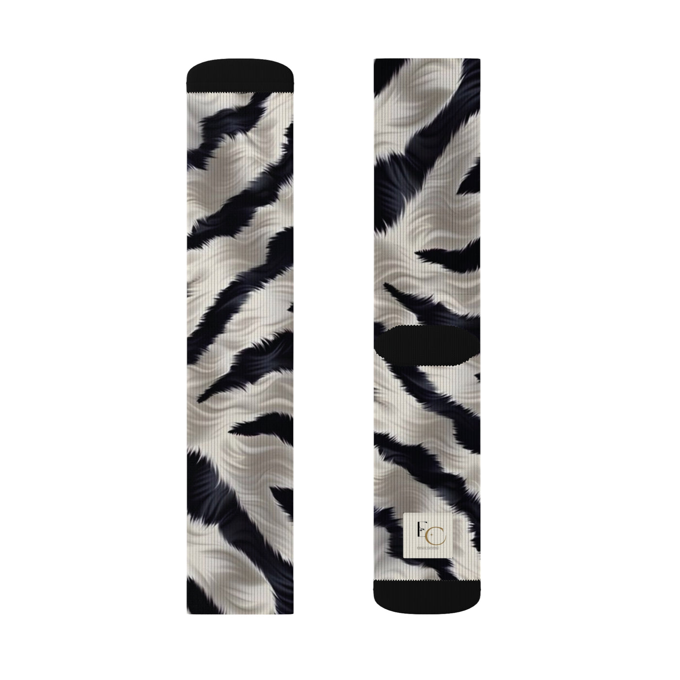 Zebra Style Socks