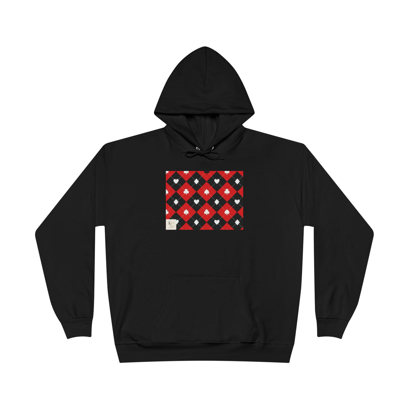 Card Pattern Hoodie