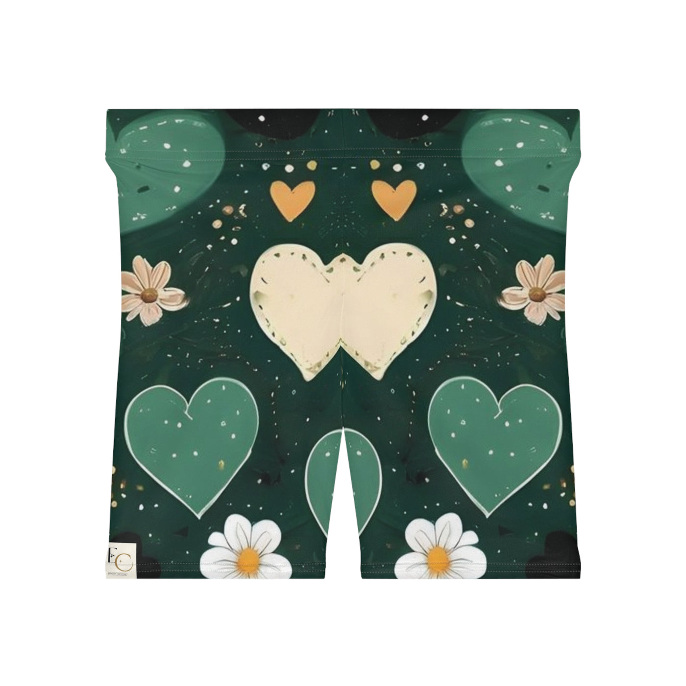 Charming Heart Design Shorts