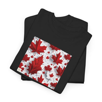 Stylish Red Maple Leaf T-shirt