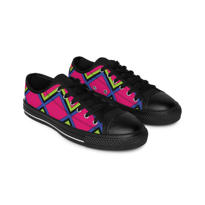 Colorful Diamond Pattern Shoes