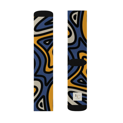 Retro Pattern Socks