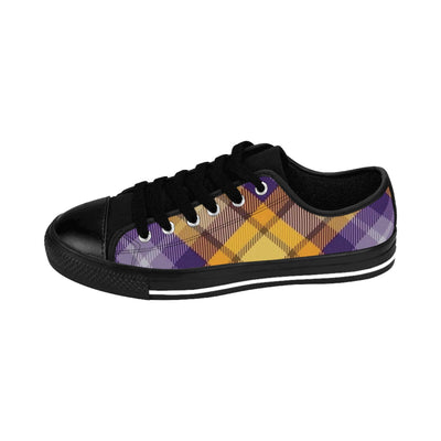 Plaid Purple Shoes