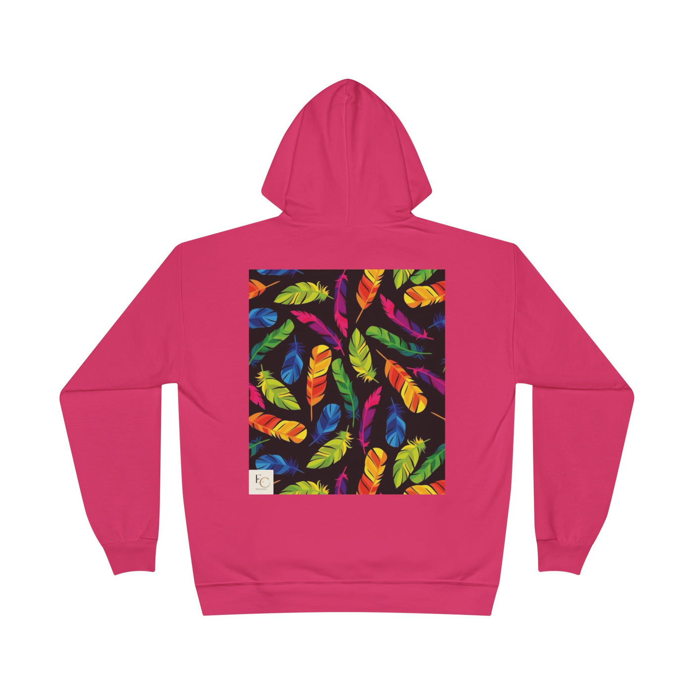 Colorful Feather Hoodie
