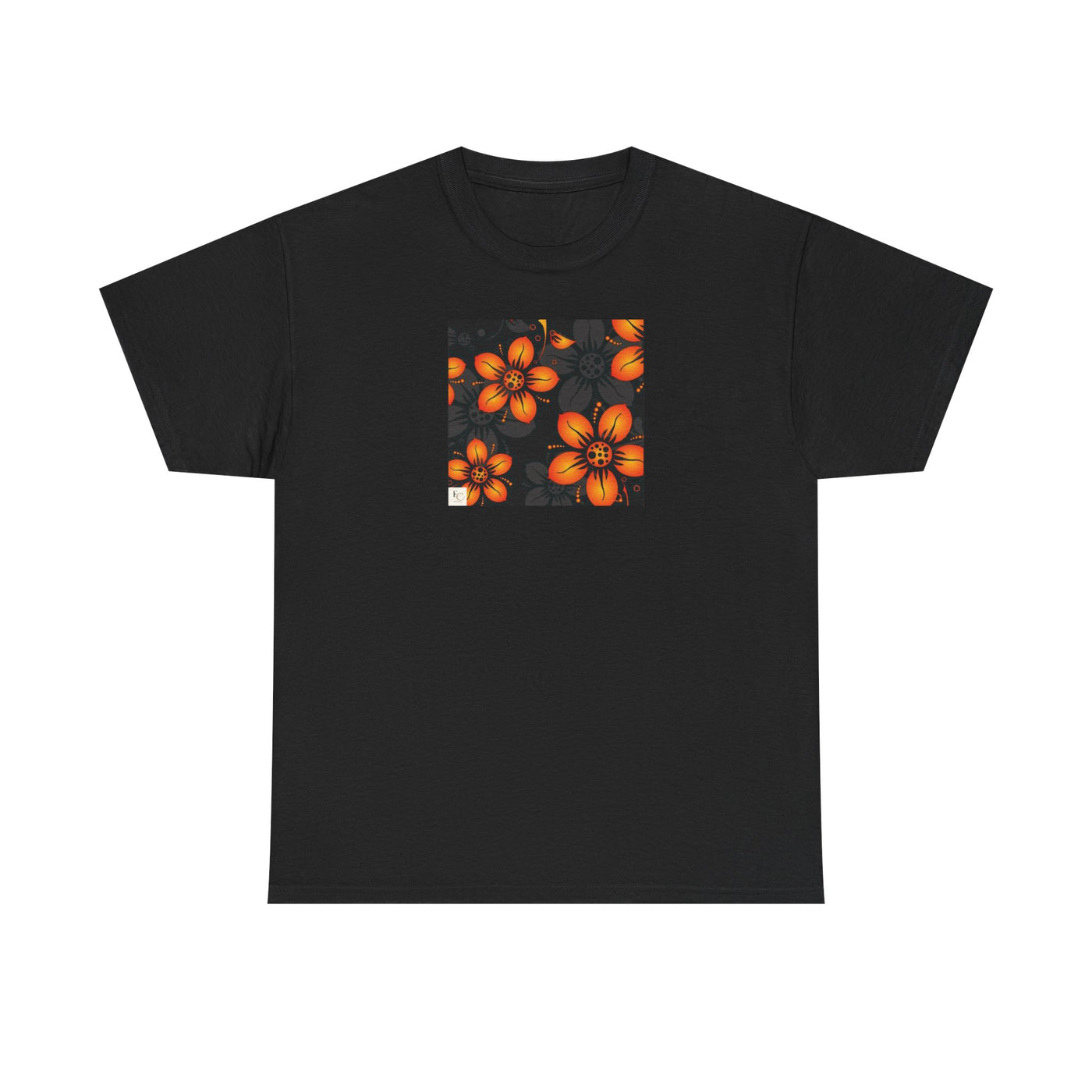 Orange Floral T-shirt