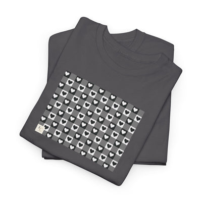 Stylish Heart Pattern T-shirt