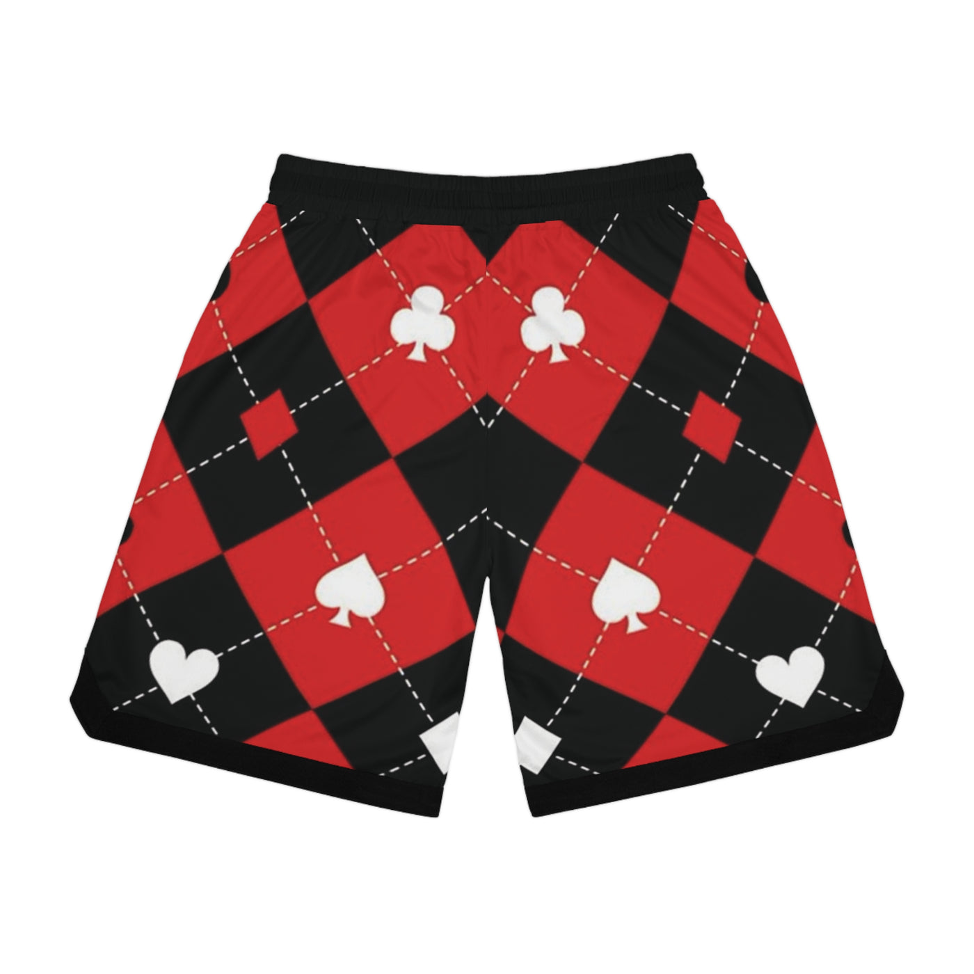 Card Pattern Shorts
