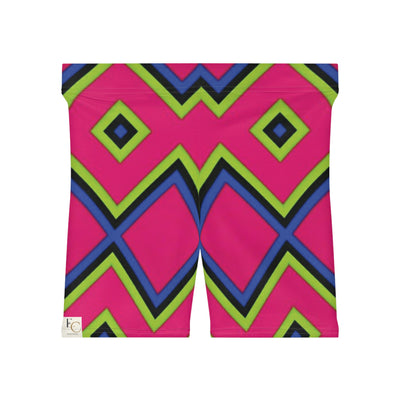 Colorful Diamond Pattern Shorts