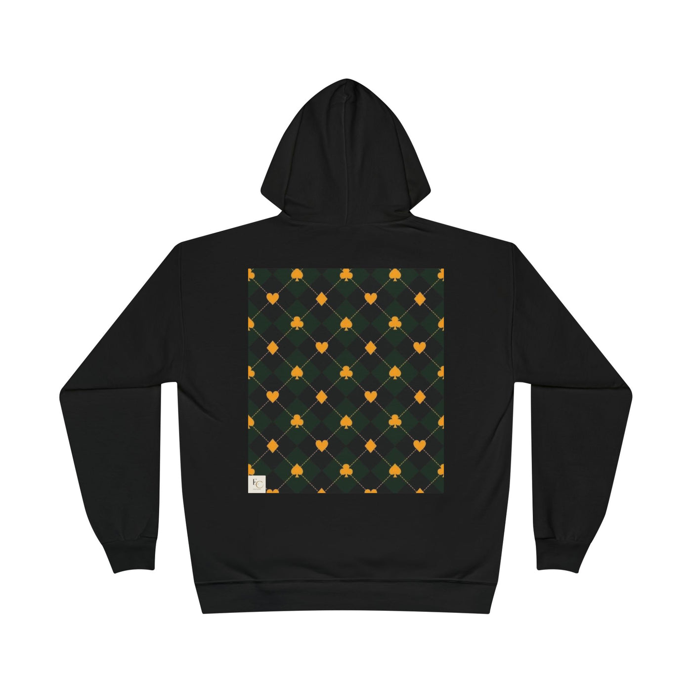 Stylish Heart Pattern Hoodie