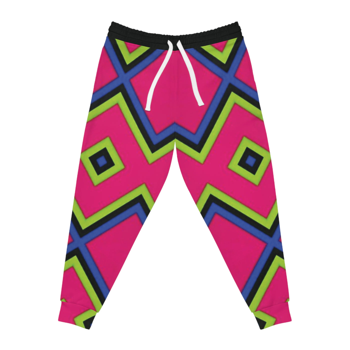 Colorful Diamond Pattern Joggers