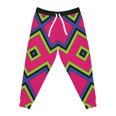 Colorful Diamond Pattern Joggers