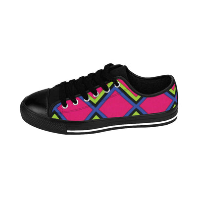 Colorful Diamond Pattern Shoes