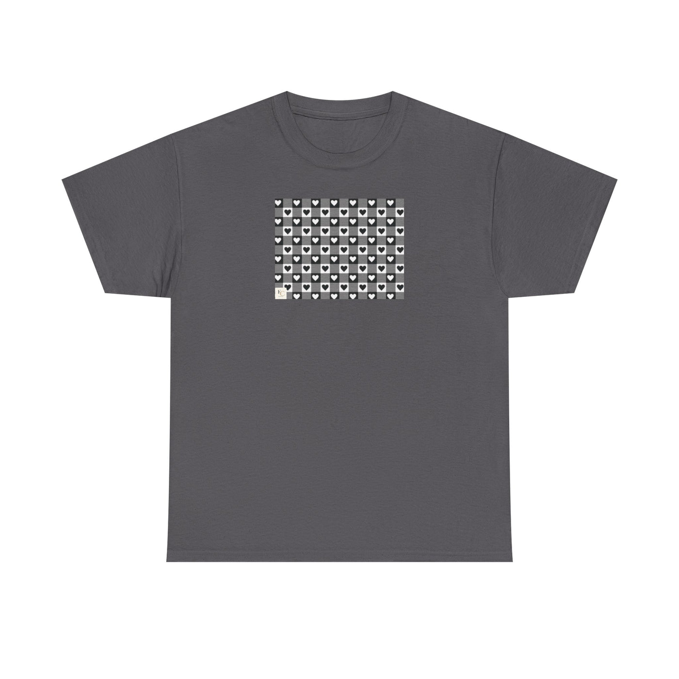Stylish Heart Pattern T-shirt