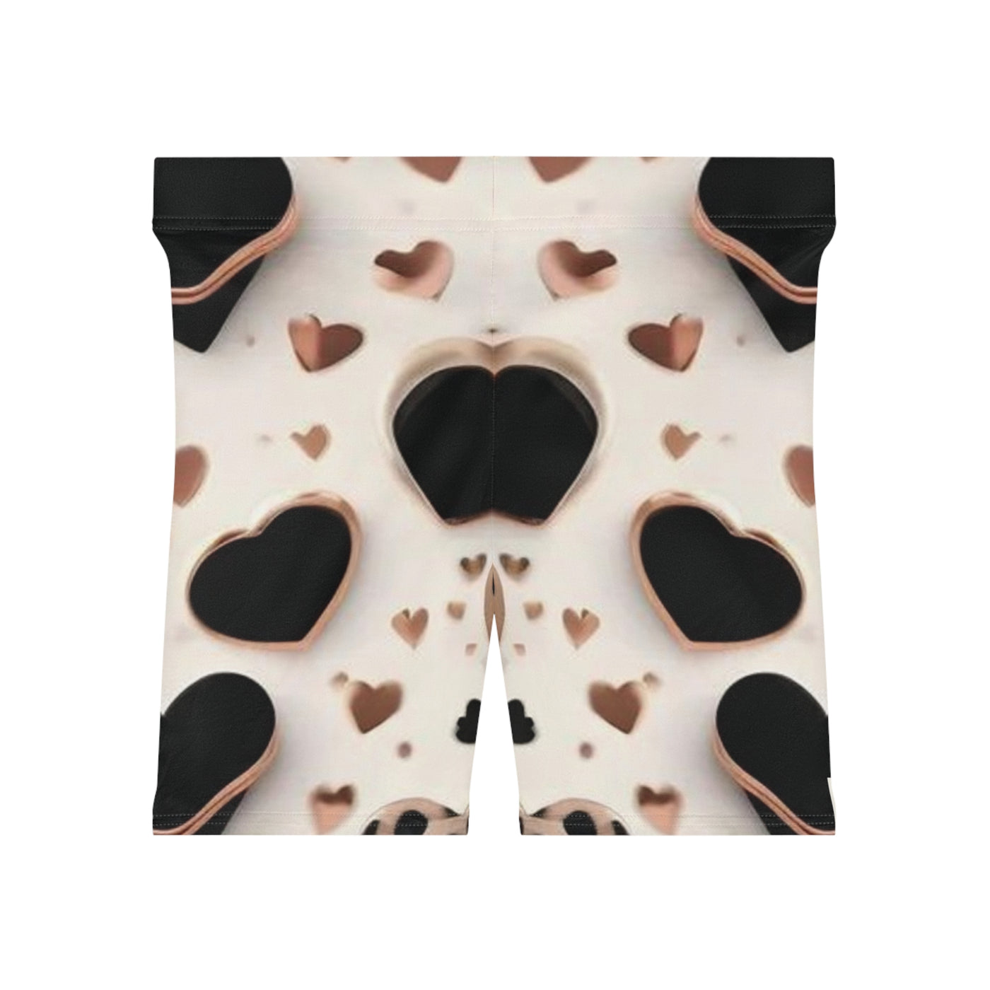 Cheetah Print Hearts Shorts