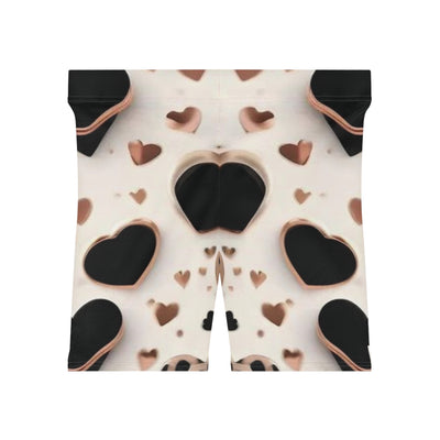 Cheetah Print Hearts Shorts