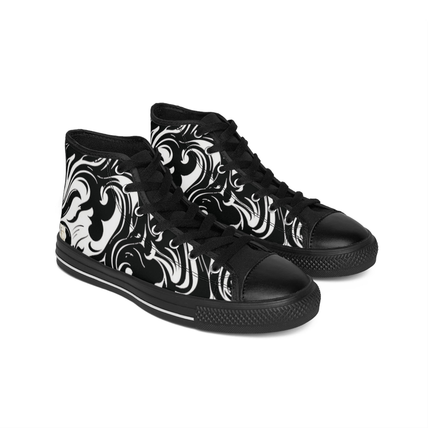 Stylish Bold Swirl Shoes