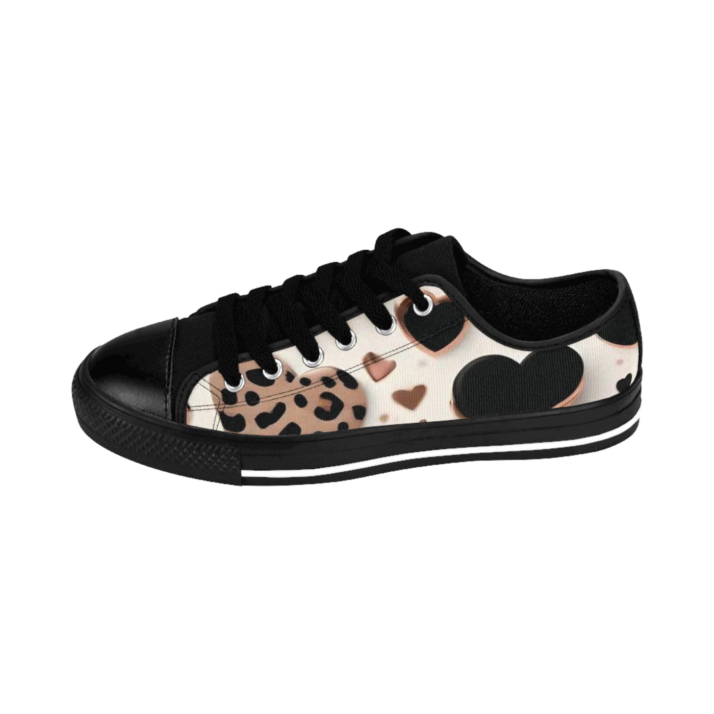 Heart Cheetah Pattern Shoes