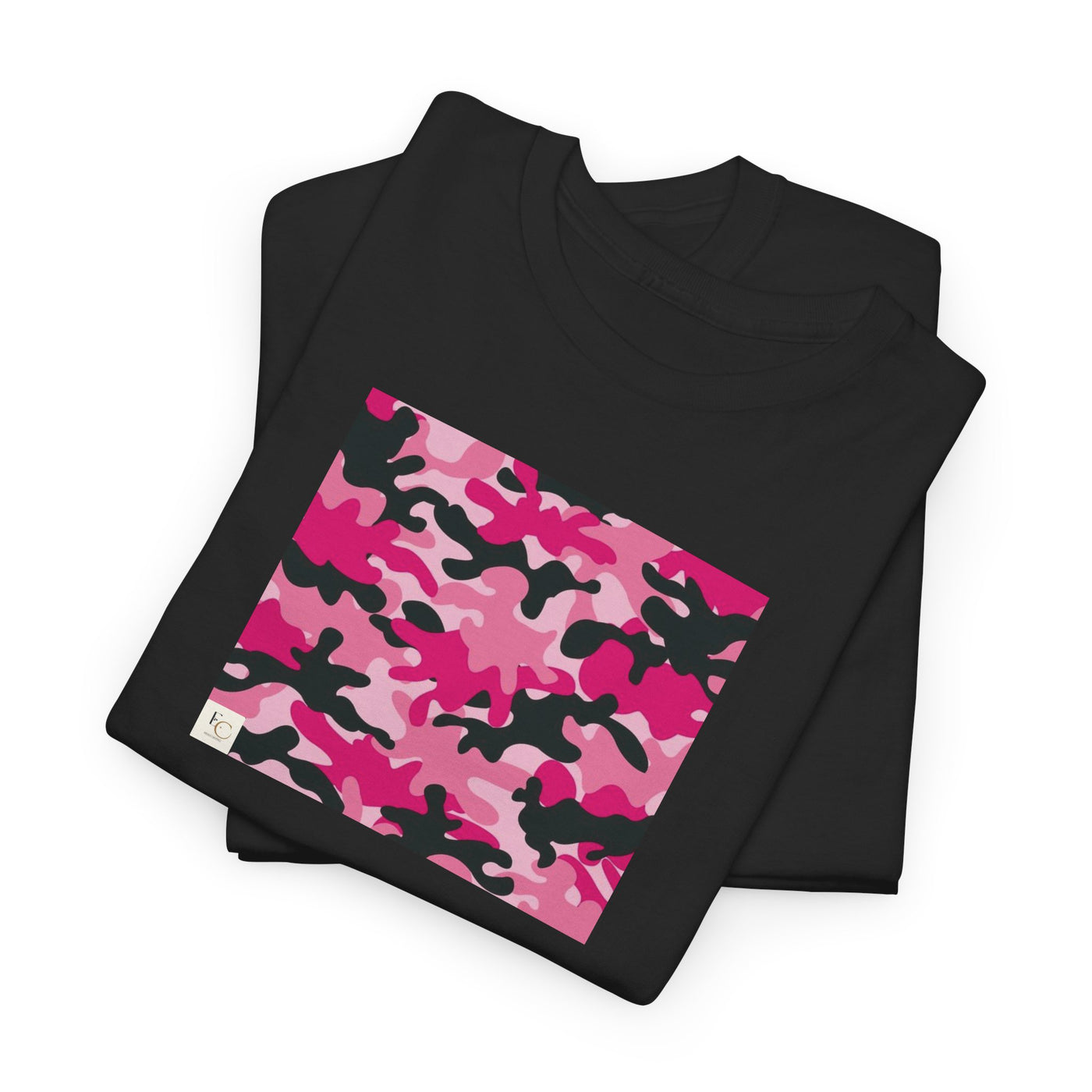 Stylish Pink Camo T-shirt