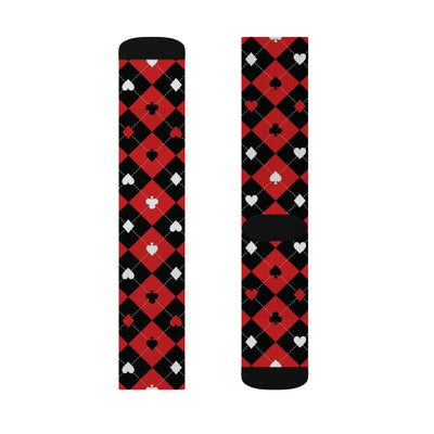 Card Pattern Socks